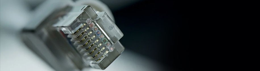 Cabo de rede Cat7 com conector Cat6a