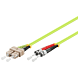 Cabo de fibra ótica SC-ST OM5 (otimizado para laser) 2m