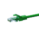Cabo de rede UTP CAT5e de 2 m, verde - 100% cobre