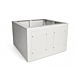 Base para armários de servidor externos de 19 polegadas 600x600x400mm (LxPxA)