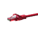 Cabo de rede UTP CAT6 de 2 m vermelho - 100% cobre
