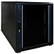 Caixa para mini servidor 12U com porta de vidro 600x1000x720mm (LxPxA)