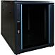 Caixa para mini servidor 12U com porta de vidro 600x600x720mm (LxPxA)