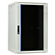 Armário de parede branco 27U com porta de vidro 600x600x1300mm (LxPxA)