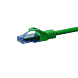 Cabo de rede UTP CAT6a de 1 m, verde - 100% cobre