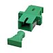 Acoplamento monomodo SC-SC simplex verde