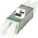 Acoplamento monomodo E2000-E2000 duplex verde