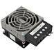 Aquecedor para armários exteriores de 100W com ventilador