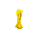 Abraçadeiras em nylon amarelas de 280 mm - 100 unidades