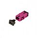 Acoplamento trapezoidal multimodo SC-SC simplex roxo