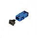 Acoplamento trapezoidal monomodo SC-SC simplex azul