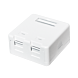 Keystone Media Box de 2 portas