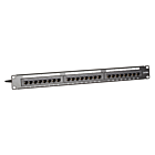 Painel de ligação CAT6a UTP - 24 portas