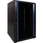 Armário para servidor 18U com porta de vidro 600x600x1000mm (LxPxA)