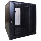 Armário para servidor 18U com porta perfurada 800x1000x1000mm (LxPxA)