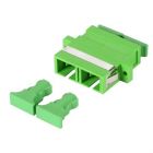 Acoplamento monomodo SC-SC duplex verde