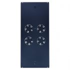 Kit de ventoinhas com 4 ventoinhas e termóstato, adequado para caixas de servidores com 1200 mm de profundidade.