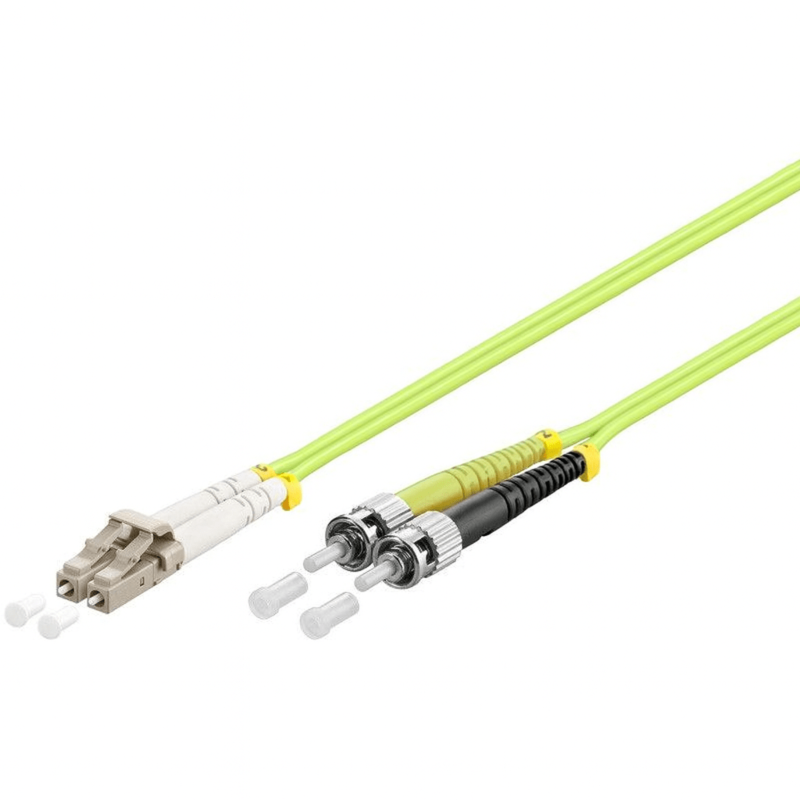 Cabo de fibra ótica LC-ST OM5 (otimizado para laser) 3m