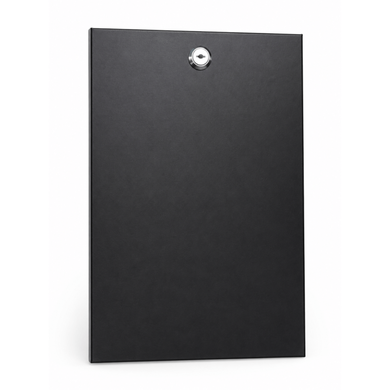 Painel lateral 12U para armários de servidor de 10" - 310mm de profundidade com fechadura