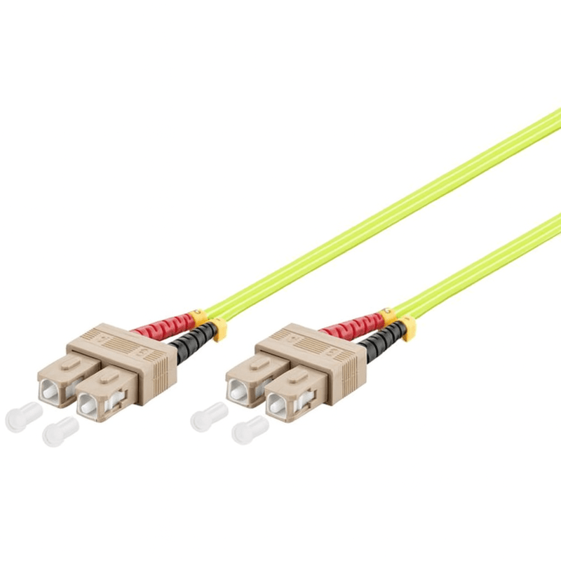 Cabo de fibra ótica SC-SC OM5 (otimizado para laser) 0,50 m