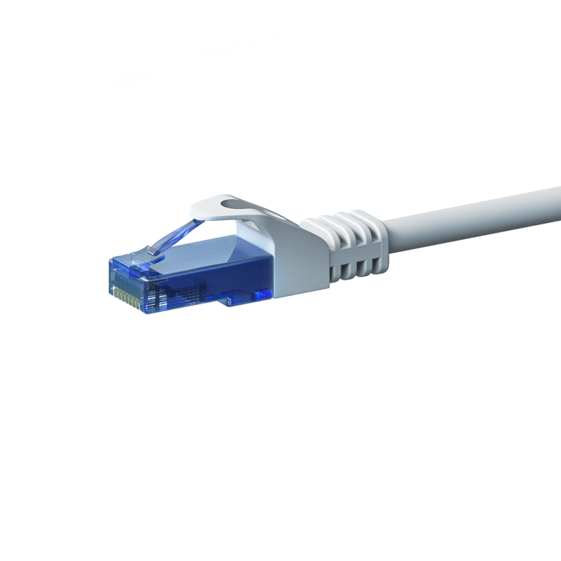 Cabo de rede UTP CAT6a de 2 m branco - 100% cobre