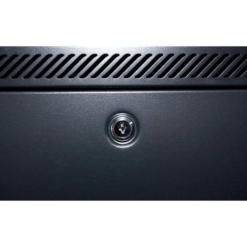 Armário de parede 6U com porta metálica 600x600x368mm (LxPxA)