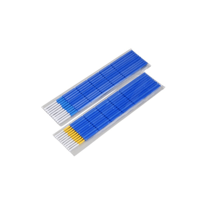 Varetas de limpeza para fibra de vidro, 1,25 mm, embalagem de 10 unidades.