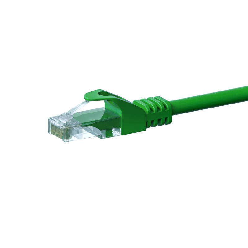 Cabo de rede UTP CAT5e de 2 m, verde - 100% cobre