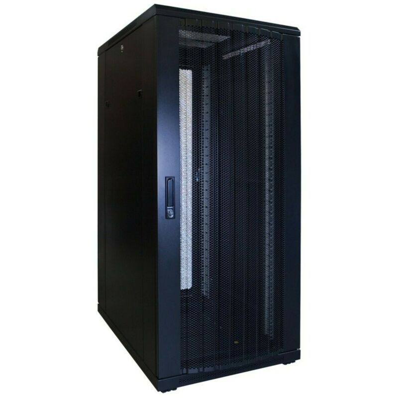 Armário para servidor 27U com porta perfurada 600x800x1400mm (LxPxA)