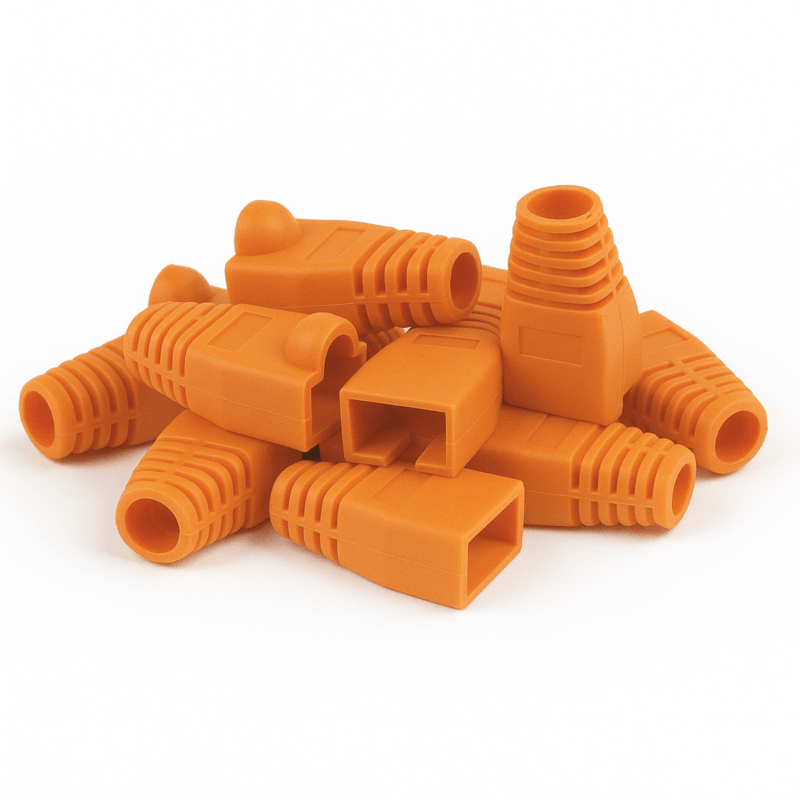 DANICOM Viga de cabo RJ45 laranja - 10 peças