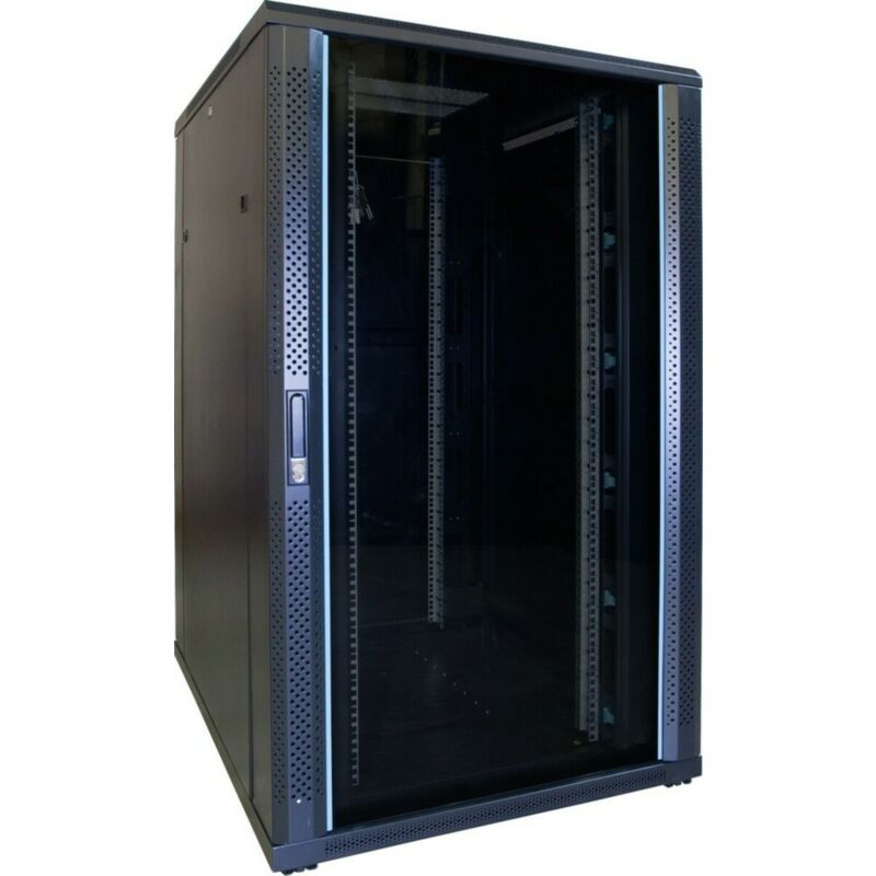 Armário para servidor 27U com porta de vidro 800x1000x1400mm (LxPxA)