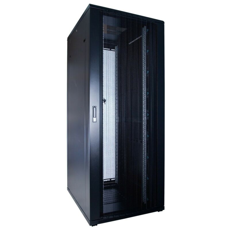 Armário para servidor 47U com porta perfurada 600x1000x2200mm (LxPxA)
