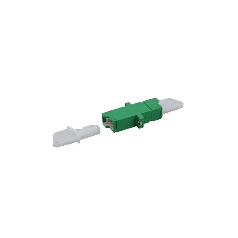 Acoplamento monomodo E2000-E2000 simplex verde