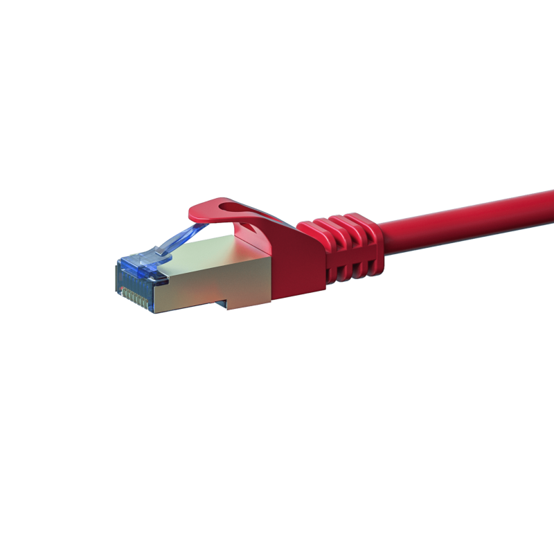 Cabo de rede CAT6a S/FTP (PIMF) de 5 m vermelho