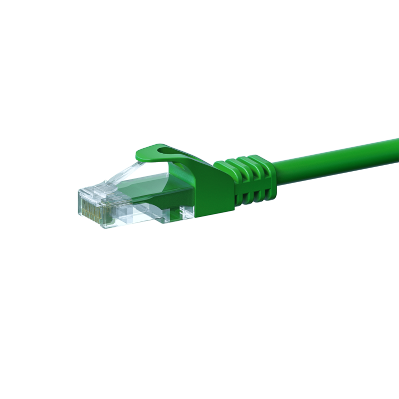 Cabo de rede UTP CAT5e de 10 m, verde - 100% cobre