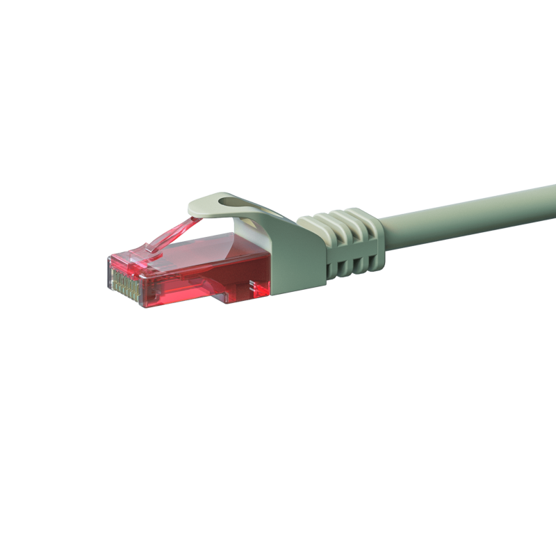 Cabo de rede UTP CAT6 de 1,50 m cinzento - 100% cobre