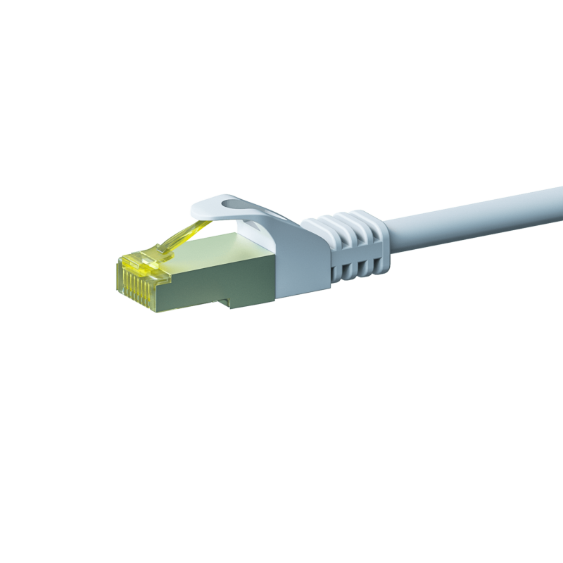 Cabo de rede Cat7 S/FTP (PIMF) de 30 m, branco