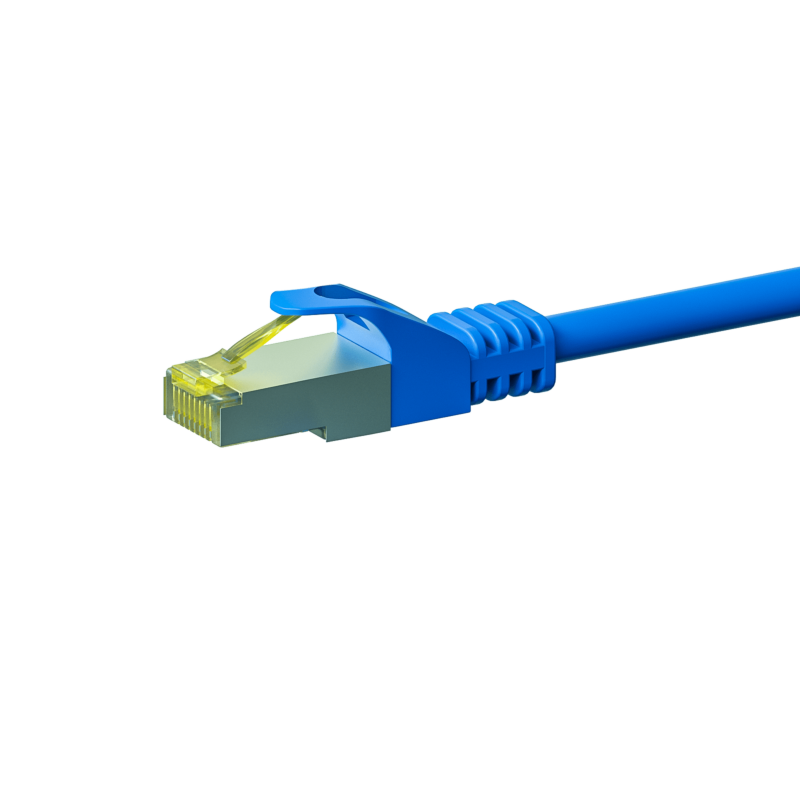 Cabo de rede Cat7 S/FTP (PIMF) de 0,25 m azul