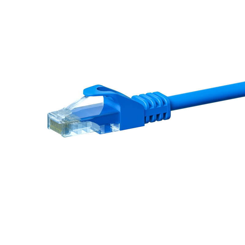 Cabo de rede CAT5e UTP de 10 m azul - CCA