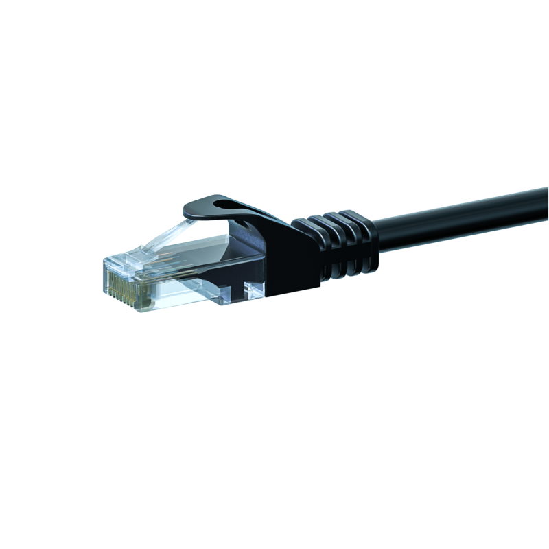Cabo de rede CAT6 UTP de 10 m preto - CCA
