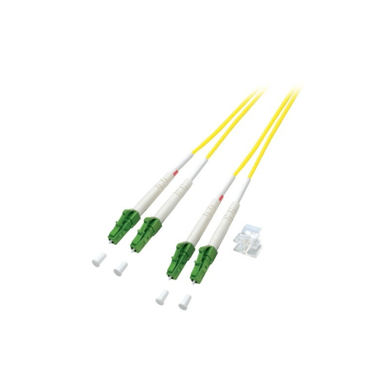 Cabo de fibra ótica duplex OS2 LC/APC-LC/APC 20m