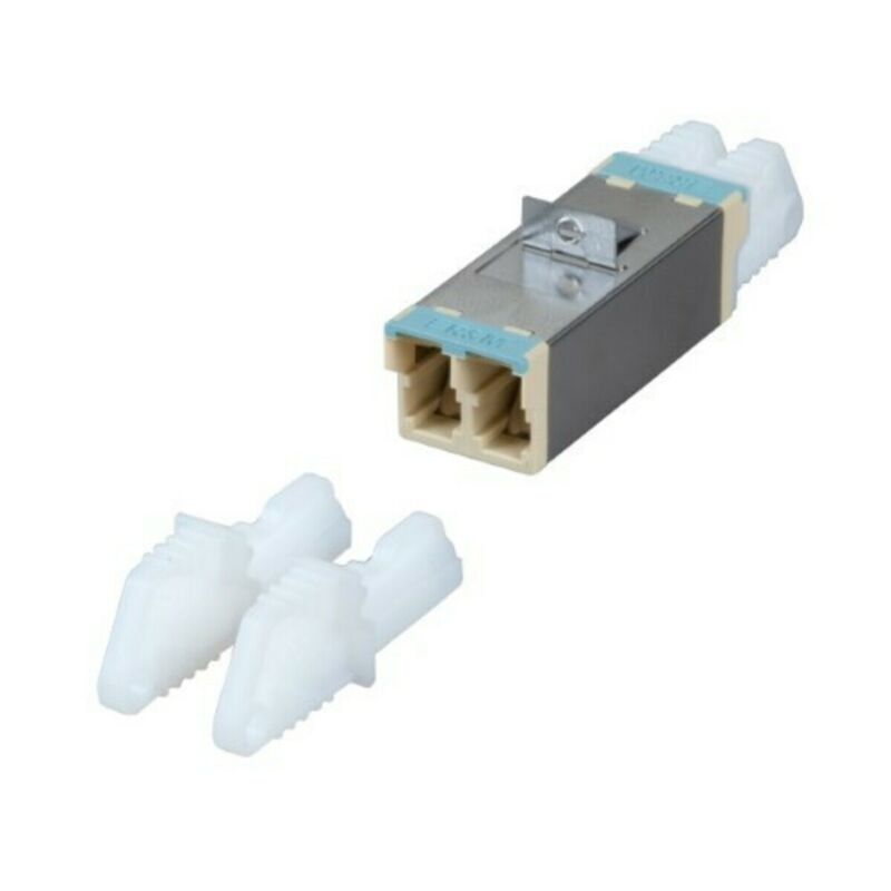 Acoplamento multimodo E2000-E2000 duplex turquesa