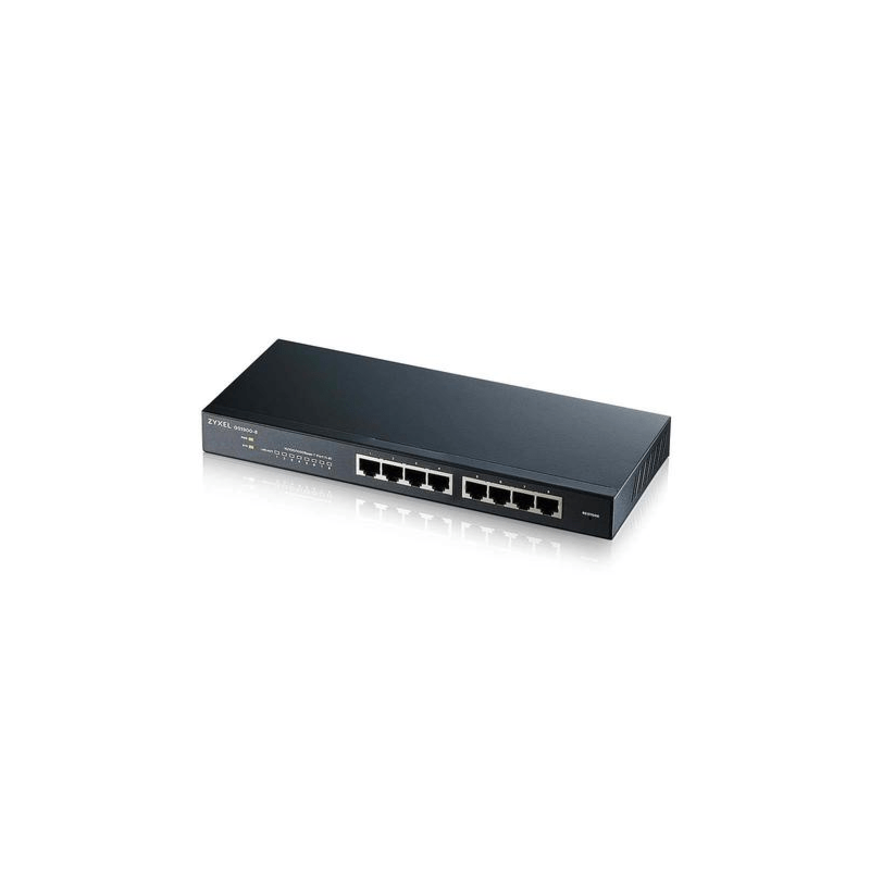 Switch inteligente Zyxel GS1900 de 8 portas