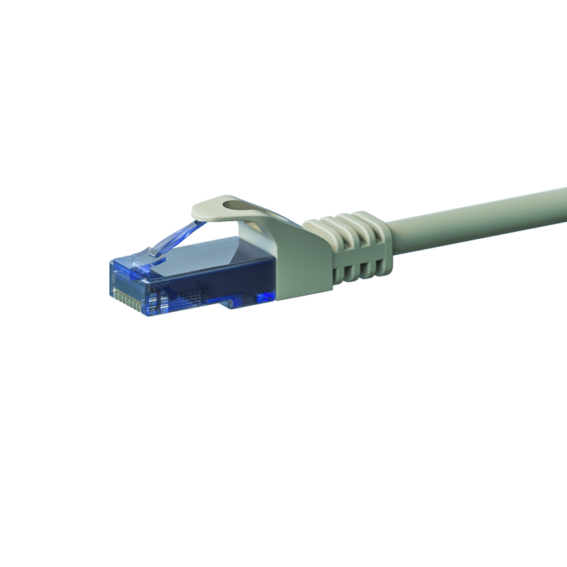 Cabo de rede UTP CAT6a de 5 m cinzento - 100% cobre