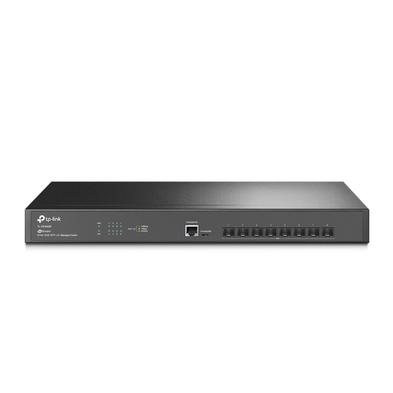 Switch inteligente gerido de nível 2 JetStream de 8 portas da TP-Link