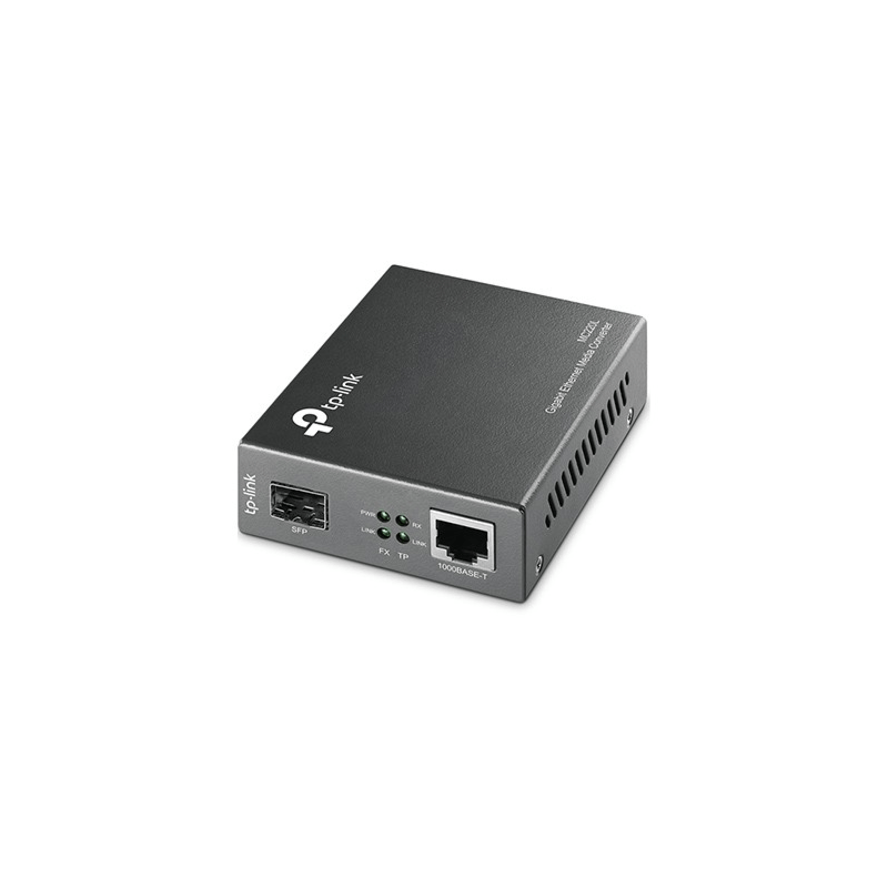 Conversor de fibra ótica TP-Link MC220L para módulos SFP monomodo/multimodo