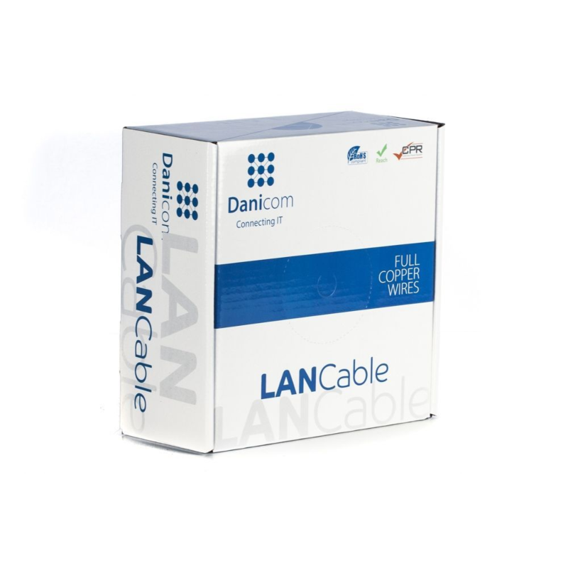 Cabo DANICOM CAT6 FTP 100m em bobine rígida - LSZH (Dca)