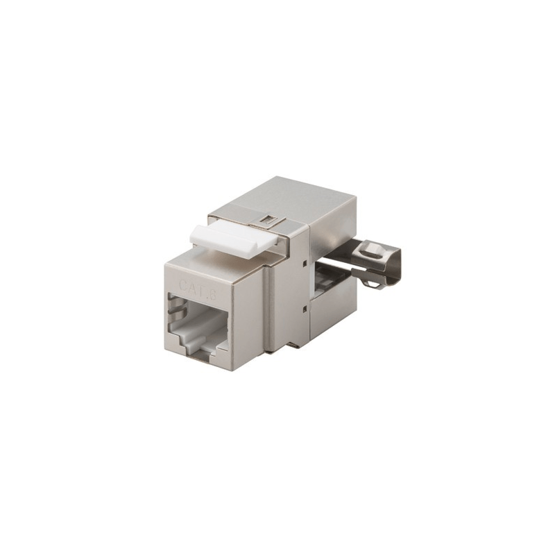 Conector Keystone CAT6 STP - Angulado sem ferramentas
