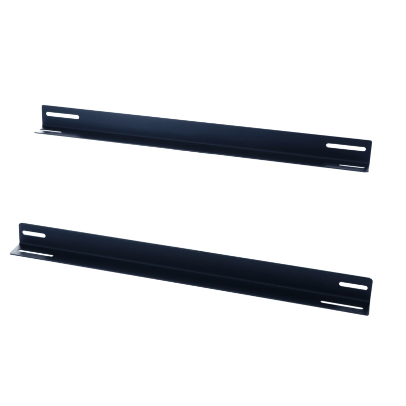 Conjunto de 2 perfis em L adequados para armários de servidores com 1200 mm de profundidade.