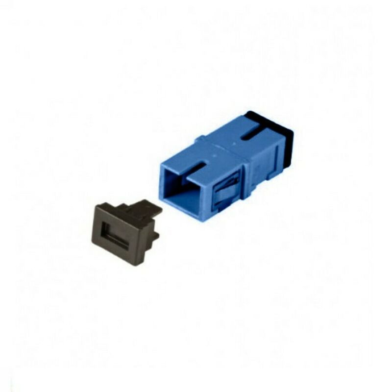 Acoplamento trapezoidal monomodo SC-SC simplex azul
